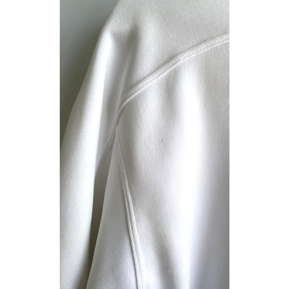 NIKE Golf Tour Performance 1/4 Zip Pullover White Green/Blue Accent Size L - Picture 5 of 7